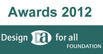 Image of the Design for All Foundation Awards 2012 logo