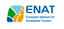 Image of ENAT logo, a geometric multicoloured shape with the letters ENAT and organisation's full name to one side