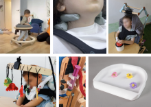 image of six different children with the projects developed for them